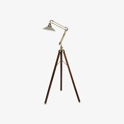 Cuckooland Culinary Concepts Library Tripod Floor Lamp with Glass Shade