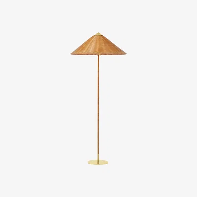 The Conran Shop 9602 Floor Lamp in Wicker Willow