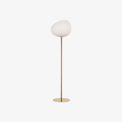 The Conran Shop Large Gregg Floor Lamp in White & Gold