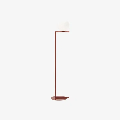 The Conran Shop IC F1 Floor Lamp in Glossy Red Burgundy