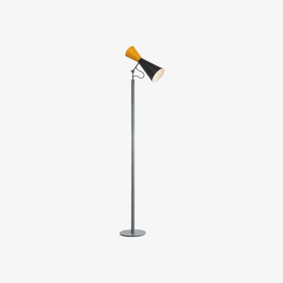 The Conran Shop Parliament Floor Lamp in Black & Yellow