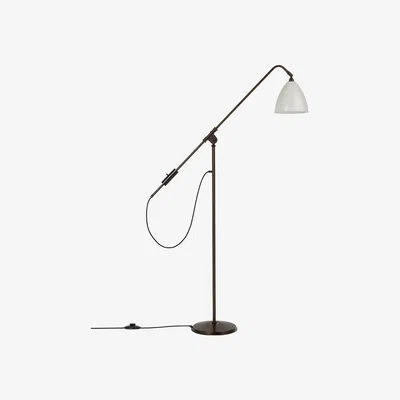 The Conran Shop Medium Bestlite BL4 Floor Lamp in Black Brass & White