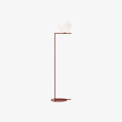 The Conran Shop IC F2 Floor Lamp Glossy Red Burgundy