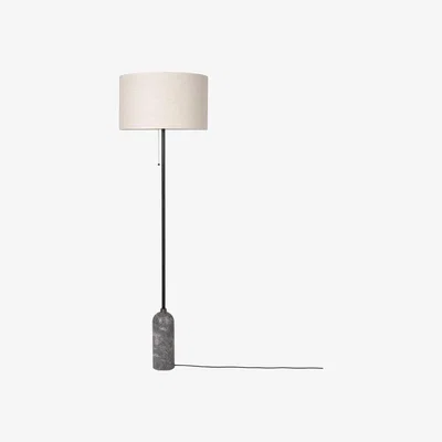 The Conran Shop Gravity Floor Lamp Grey Marble & Canvas