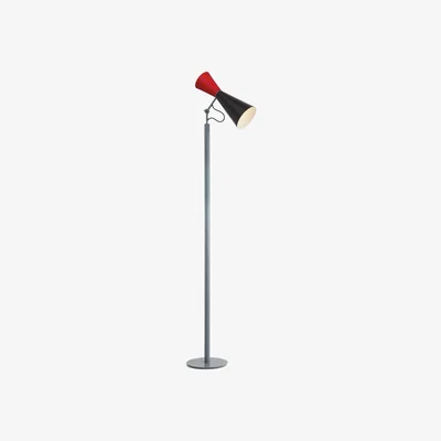 The Conran Shop Parliament Floor Lamp in Black & Red