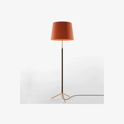 The Conran Shop Pie De Salón G1 Floor Light Brass & Terracotta
