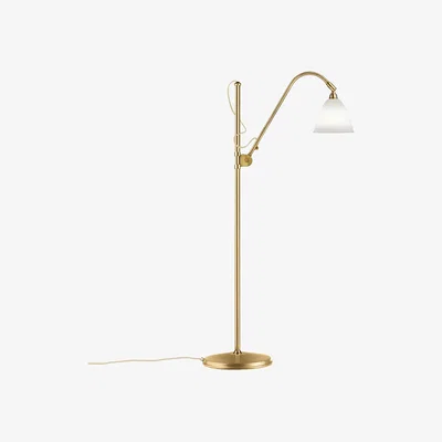 The Conran Shop Small Bestlite BL3 Floor Lamp in Brass & Bone China