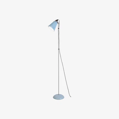 The Conran Shop Hector Pleat Floor Lamp Light Blue Medium