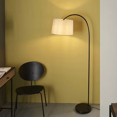 Cult Furniture £20 Off Carlson Floor Lamp, Matte Black & Light Grey