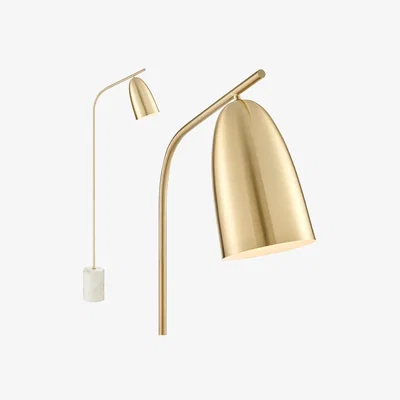 Cult Furniture Soren Floor Lamp, Brass