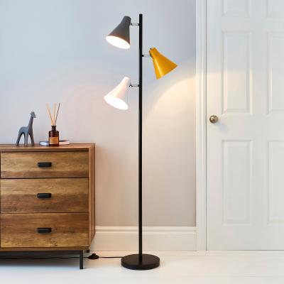 Dunelm Circus 3 Light Multi Floor Lamp Black