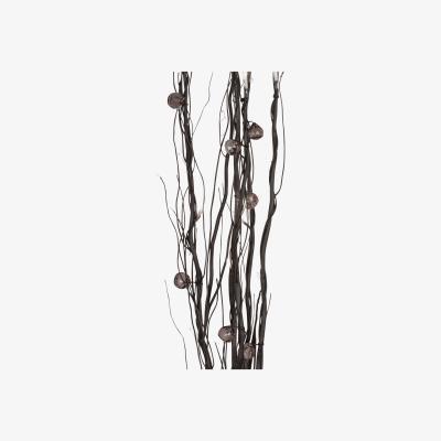Dunelm Smoke Beads Black Twig Lights Black