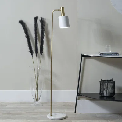 Dunelm Biba Gold Floor Lamp Gold