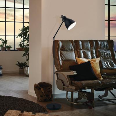 Dunelm EGLO Priddy Steel Adjustable Floor Lamp Black