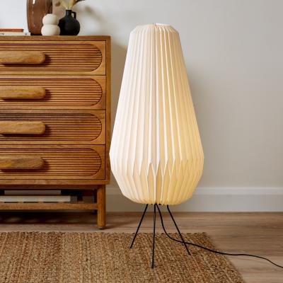 Dunelm Origami Paper Midi Tripod Floor Lamp Black
