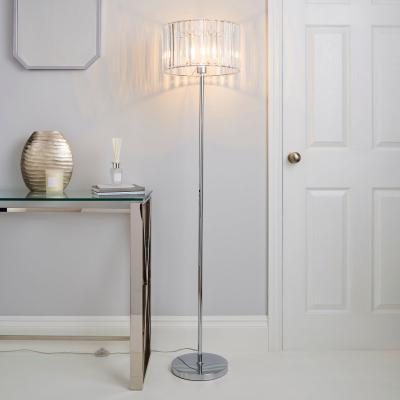Dunelm Prism Chrome Floor Lamp Chrome