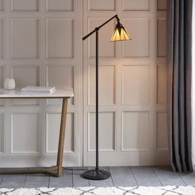 Dunelm Vogue Samuel Traditional Floor Lamp MultiColoured