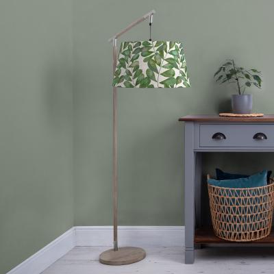 Dunelm Quintus Floor Lamp with Rowan Shade Rowan Apple Green