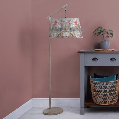 Dunelm Quintus Floor Lamp with Acanthis Shade Bronze