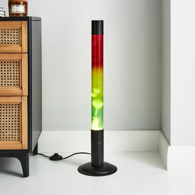Dunelm Multicoloured Lava Floor Lamp MultiColoured