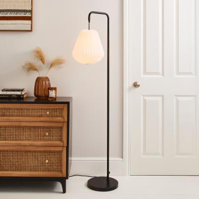 Dunelm Origami Paper Floor Lamp Black