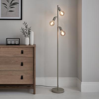Dunelm Koppla 3 Light Floor Lamp Grey