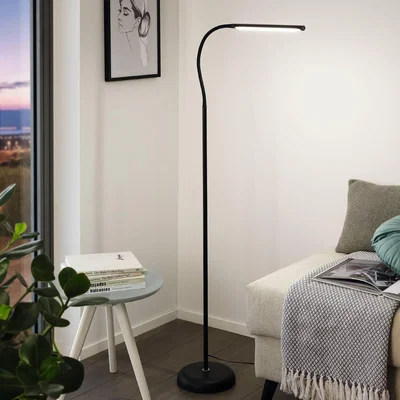 Dunelm EGLO Laroa LED Touch Floor Lamp Black