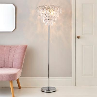 Dunelm Parla Chrome Floor Lamp Chrome