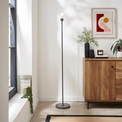 Dunelm Ava Floor Lamp Base Dove (Grey)