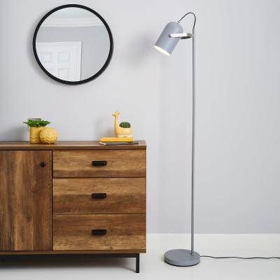 Dunelm Cameron Camera Head Floor Lamp Grey