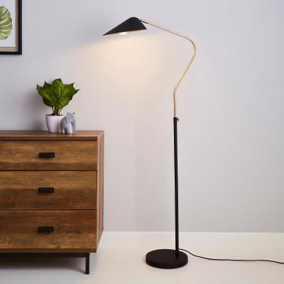 Dunelm Savona Floor Lamp Black Black