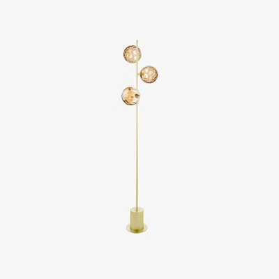 Furniture Village Gold Dimple Floor Lamp