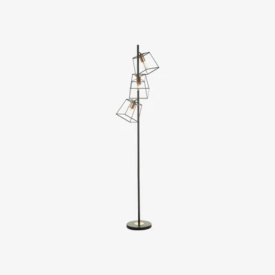 Furniture Village Tower 3 Light Floor Lamp