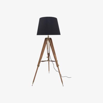 Furniture Village Wooden Tripod Floor Lamp