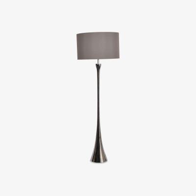 Furniture Village Lyra Floor Lamp - Nickel