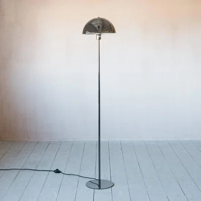 Graham & Green Smokey Grey Bonnet Floor Lamp