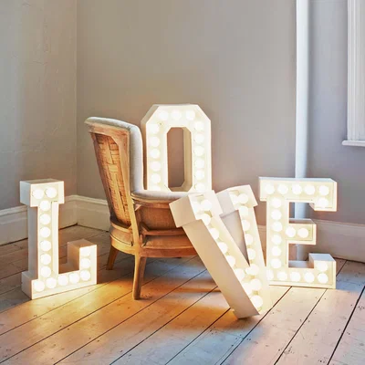 Graham & Green Metal Letter Light - X