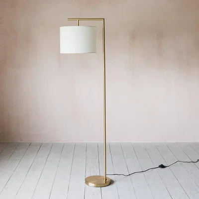 Graham & Green Angular Gold Floor Lamp