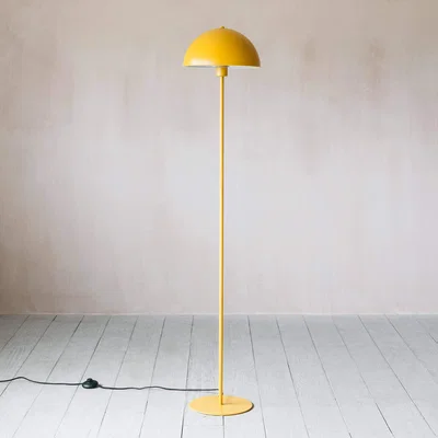 Graham & Green Yellow Bonnet Floor Lamp