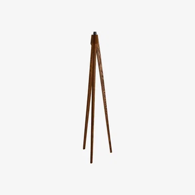 Habitat Habitat Tripod Floor Lamp Base - Walnut Stain