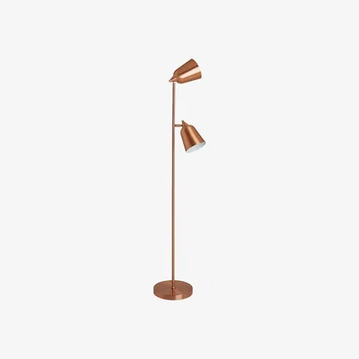 Habitat Habitat Double Floor Lamp - Copper