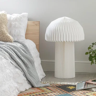 Habitat Habitat Origami Mushroom Floor Lamp - White