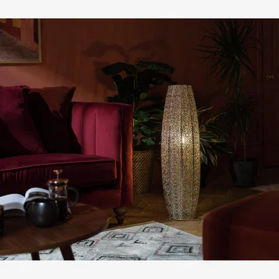 Habitat Habitat Global Fretwork Floor Lamp