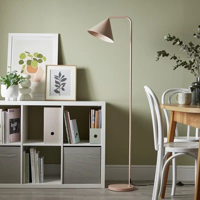 Habitat Habitat Cone Adjustable Floor Lamp - Rose