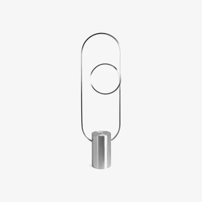 Habitat Habitat Pill LED Floor Lamp - Brushed Chrome