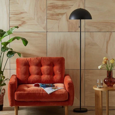 Habitat Habitat Modern Mushroom Floor Lamp - Black