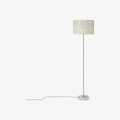 Heal's Heal's Simple Stick Floor Lamp Base Only White Marble - Heal's UK Lighting