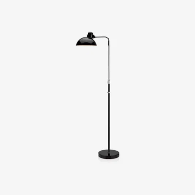 Heal's Fritz Hansen Kaiser Idell Luxus Floor Lamp Black - Heal's UK Lighting