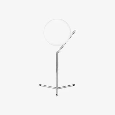 Heal's Flos IC T1 High Table Light Chrome - Heal's UK Furniture