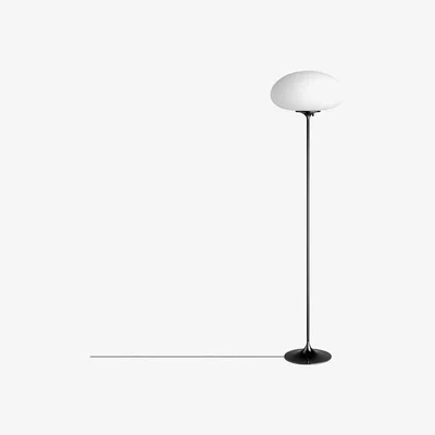 Heal's Gubi Stemlite Floor Lamp Black Chrome - Heal's UK Lighting